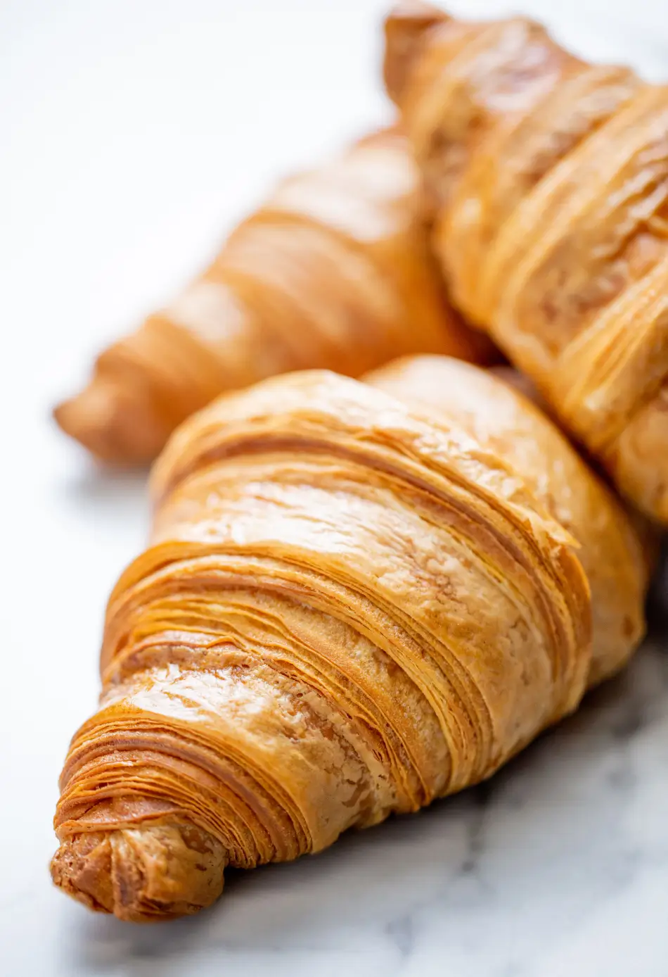 A classic, plain butter croissant.